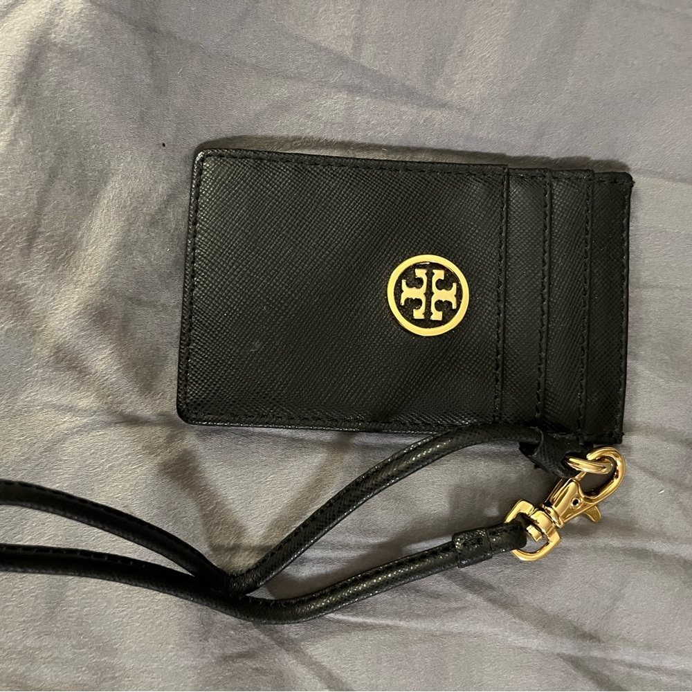 BNWT Tory Burch Black Wristlet